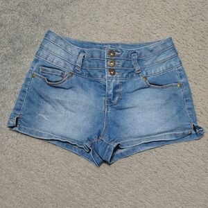 Blue Spice Jean Shorts